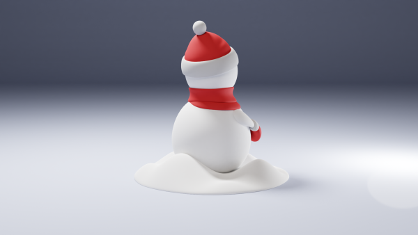 Lustiger Schneemann
